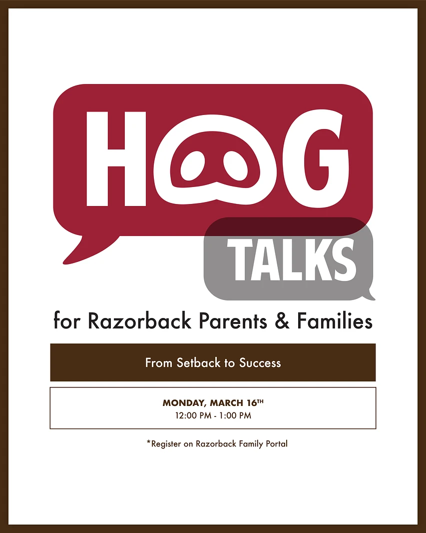 Logo for Hog Talks Webinar Series: From Setback to Success 