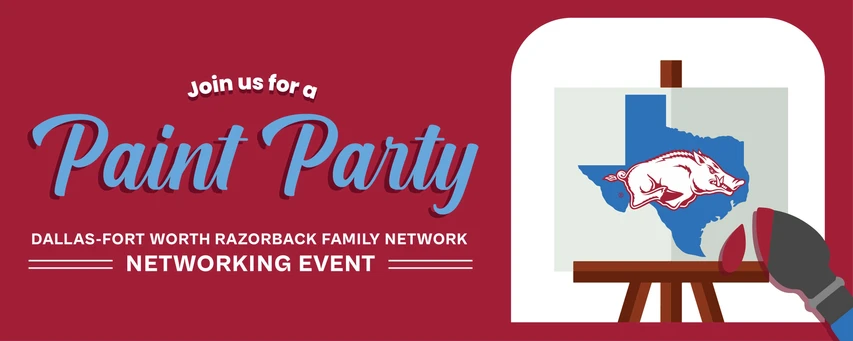 Logo for Razorback Paint Party-DFW