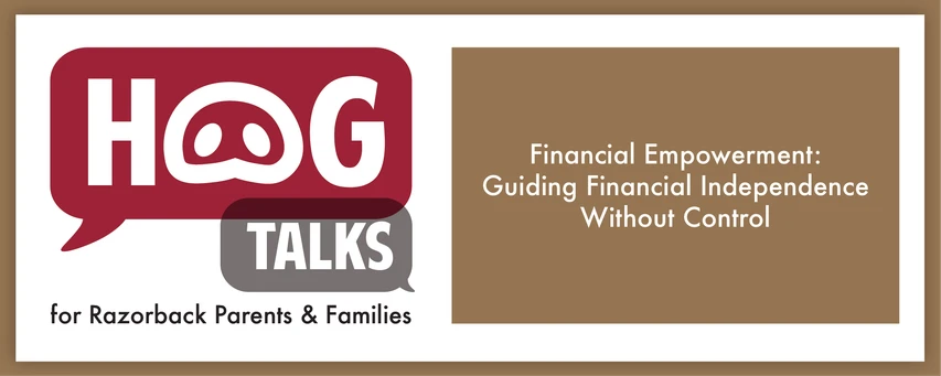 Logo for Hog Talks Webinar Series: Guiding Financial Independence Without Control