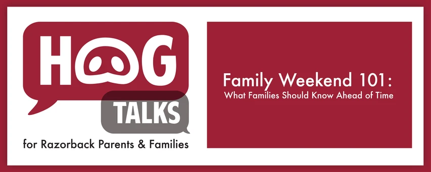 Logo for Hog Talks Webinar Series: Family Weekend 101
