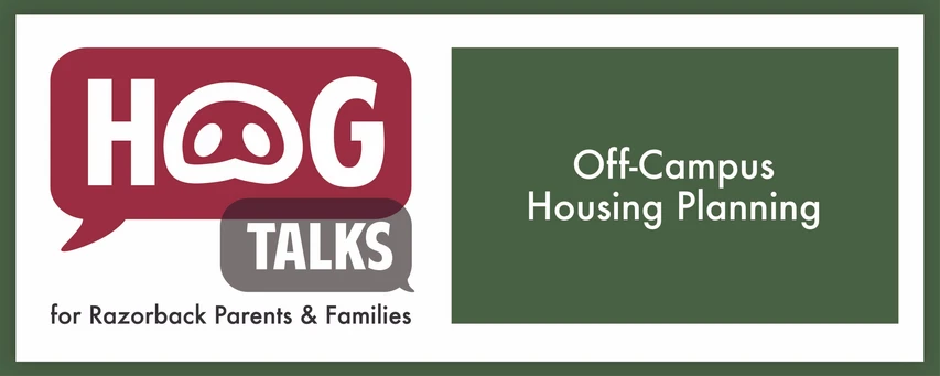 Logo for Hog Talks Webinar Series: Off Campus Housing Planning