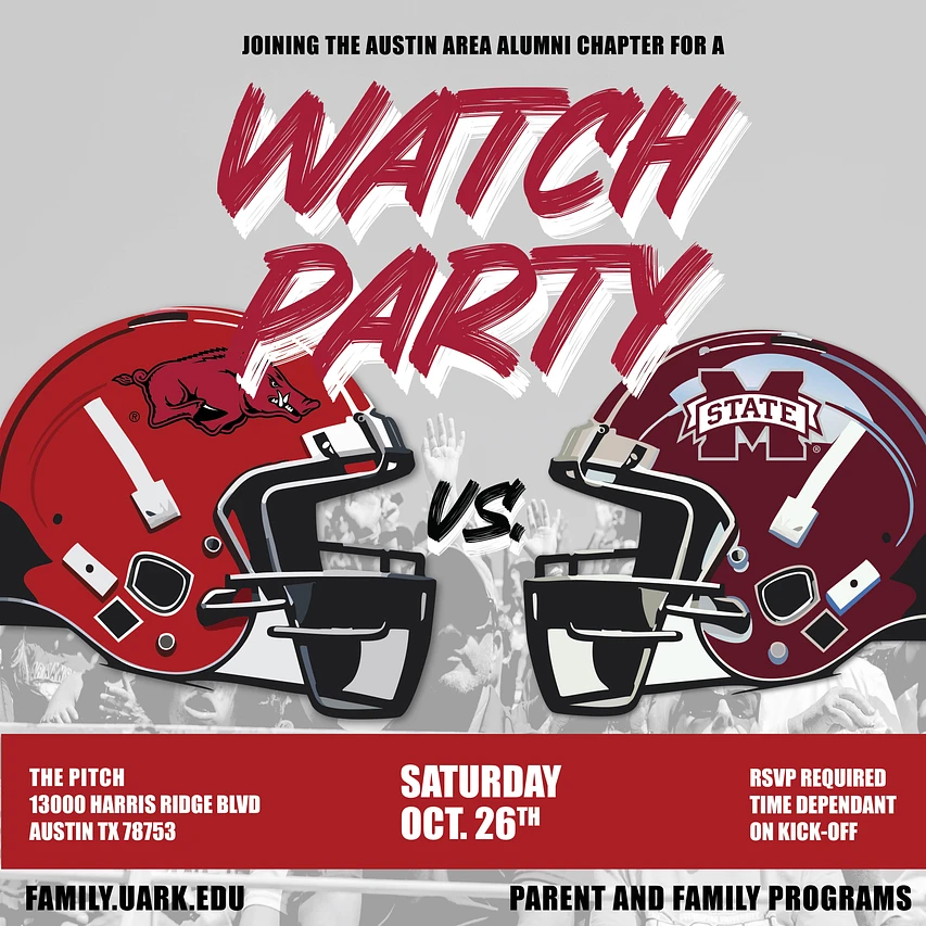 Cover image for Austin Razorback Family Network Watch Party