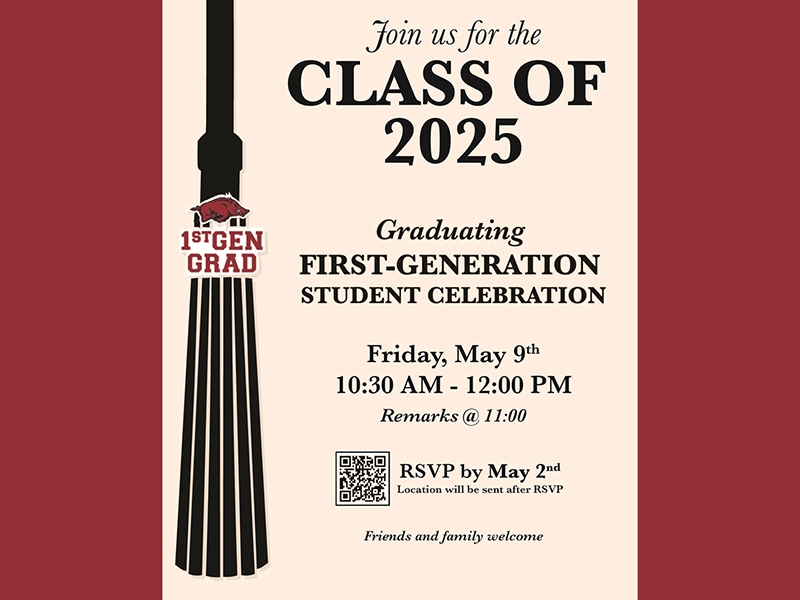 Graduating First-Generation Student | Razorback Family Portal