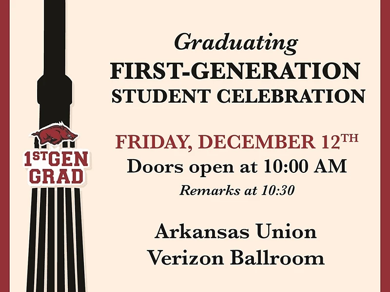 Graduating First-Generation Student | Razorback Family Portal